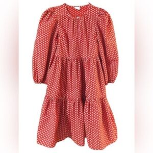 Red Floral J crewcuts Size 12